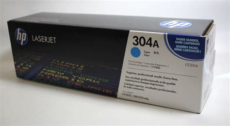 HP 304A CC531A Cyan Original Toner Cartridge For HP Color LaserJet Free