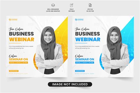 Webinar Template For Official Seminars Graphic By Iftikharalam