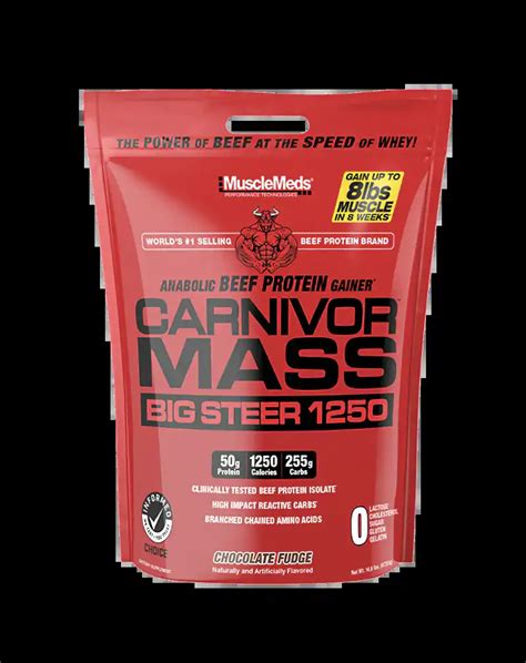 Carnivor Mass Big Steer Musclemeds Chochofy