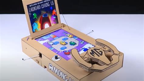 Make Your Own "Among Us" Game Entirely out of Cardboard