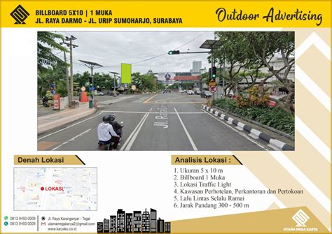 Sewa Titik Billboard Dan Baliho Di Surabaya Jl Raya Darmo Jl Urip