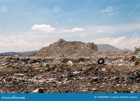 A Huge Landfill For Waste Disposal Accumulation Of Garbage In Landfill