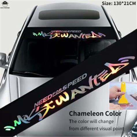 Colorful Car Stickers Styling Front Windshield Decal Sticker C