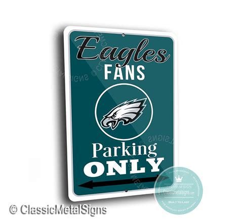 Philadelphia Eagles Parking Only Sign | Philadelphia Eagles | NFL ...