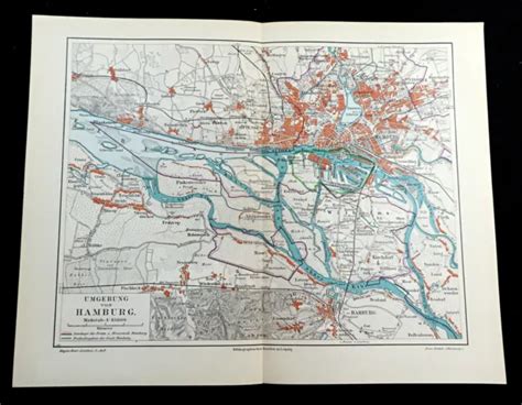 Mappa Amburgo Germania Citt Mappa Strada Itinerario Porto Altona