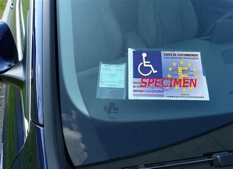 Zelfklevende Houder Voor Gehandicaptenparkeerkaart Houder Voor