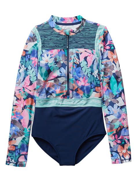 Athleta Girl Long Sleeve One Piece Swimsuit Athleta