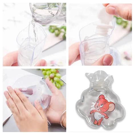 Mix Transparent Multi Design Small Hot Water Bag With Cover For