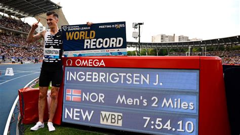 Jakob Ingebrigtsen: Norwegian runner demolishes 26-year-old two-mile ...