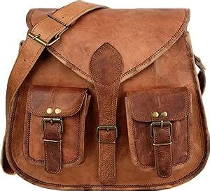 Amazon Kk S Leather 13 Inch Handmade Women Vintage Style Genuine