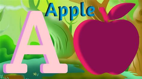 A For Apple B For Ball Abcd Alphabet Song Abcdefg Nursery Rhymes