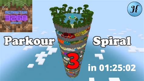 Minecraft Parkour Spiral In Bedrock Youtube