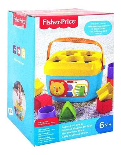 Primeros Bloques Cubos Bebe Fisher Price Juguete Didactico Mercadolibre