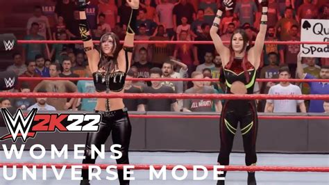 Wwe K Women S Universe Mode I Episode Raw Youtube