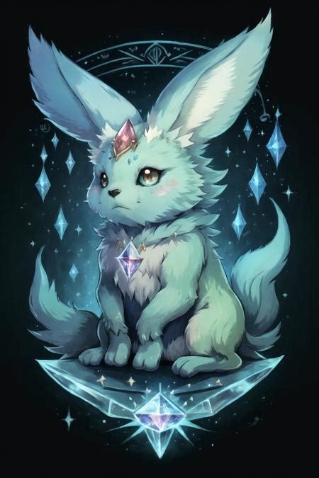 AI Art LoRA Model Carbuncle Final Fantasy PixAI