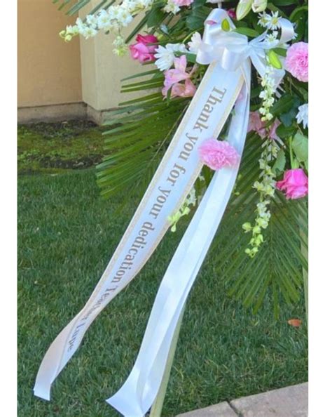 Custom Funeral Banner Multiple Languages Available Naho S Floral Design