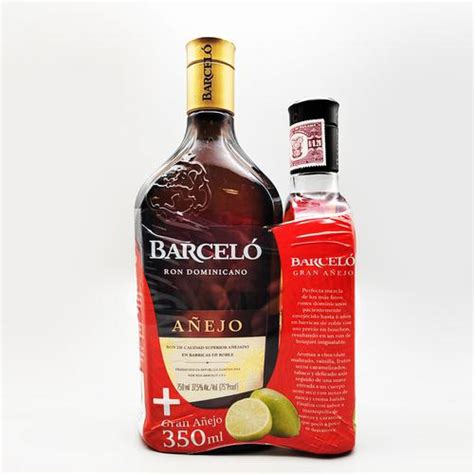 Barcelo Ron Gran A Ejo Paquete De Regalo Ml Ml Licor