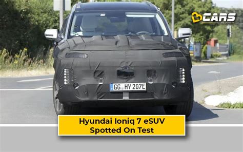 Hyundai Ioniq 7 Electric Suv Spotted Launch Likely In Mid 2024