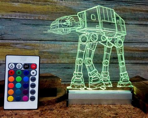 Millennium Falcon And At At Lamps