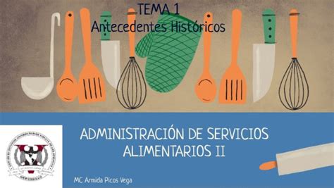 Administraci N De Servicios Alimentarios Ii Tema Antecedentes Hist R