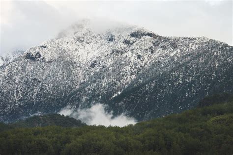 Premium Photo | Green slopes of the taurus mountains covered with snow