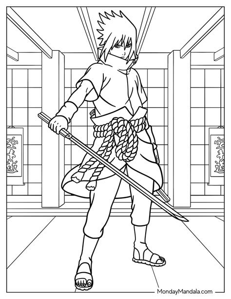 20 Naruto Coloring Pages Free Pdf Printables