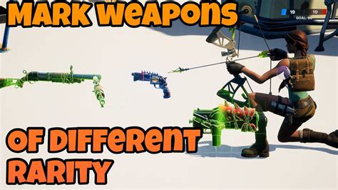 Mark Weapons Of Different Rarity All Weapons Fortnite Youtube