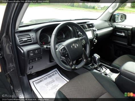Black 2019 Toyota 4runner Interiors