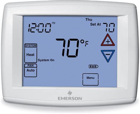 Emerson 1f97 1277 Thermostat Programmable à écran Tactile 7 Jours Pour Systèmes Monophasés Et