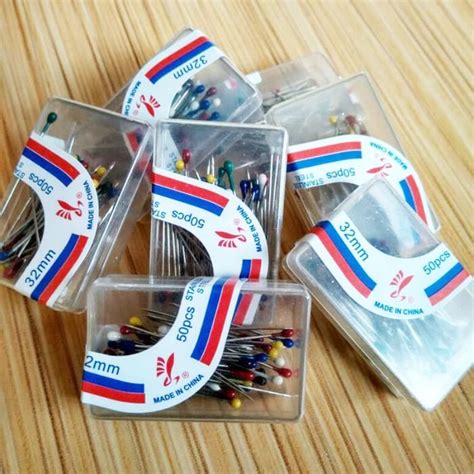 Jual Jarum Pentul Mini Peniti Pentul Hijab Kecil Stainless Per Kotak