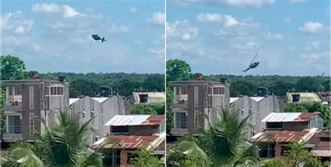 Captan El Momento En Que Se Desplom Un Helic Ptero Del Ej Rcito