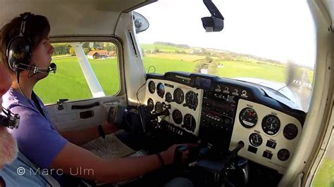 Cessna 150 Rotax - Landing at Eggenfelden - YouTube