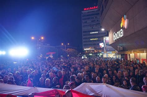 Završen veliki protest u Banjoj Luci Građani ne pristaju na izbornu