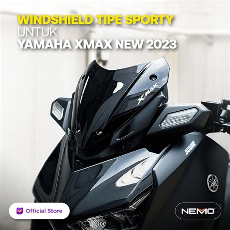 Jual Visor Windshield Nemo Mhr Yamaha Xmax New Connected Tipe