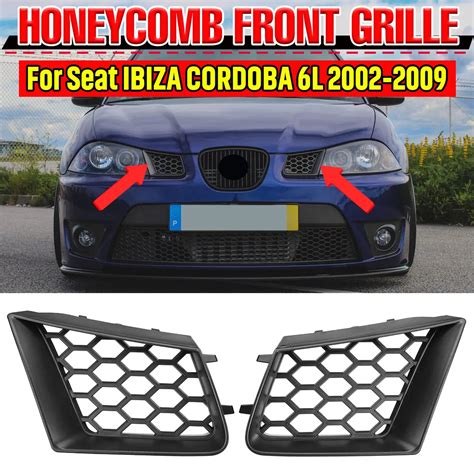 Pare Chocs Sup Rieur Avant En Accent D Abeille Pour Seat Ibiza Vop L