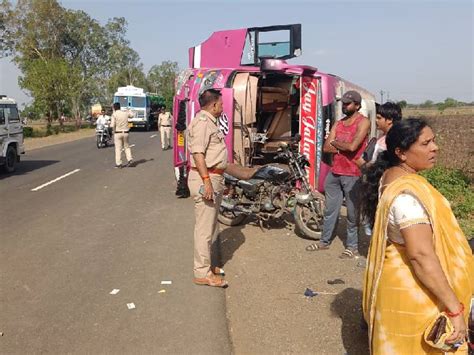 Sehore Passenger Bus Overturned More Than 15 Passengers Injured