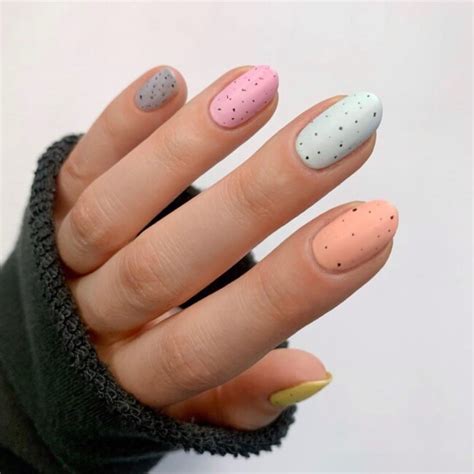 Easter Nails That Are Too Cute To Ignore Pastel Eggshell Oval