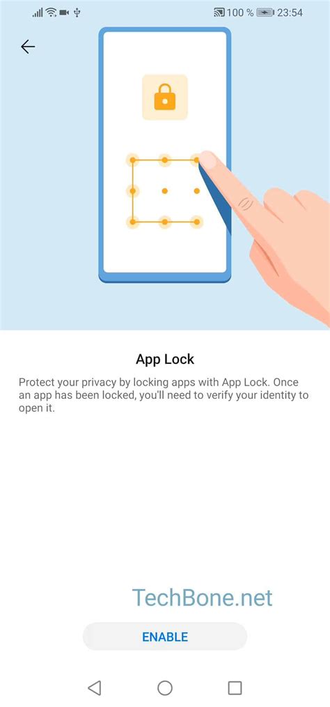 How To Enable The App Lock Huawei Manual TechBone