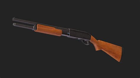 Pump Action Shotgun Download Free 3d Model By Mirz1911 [c640aca] Sketchfab