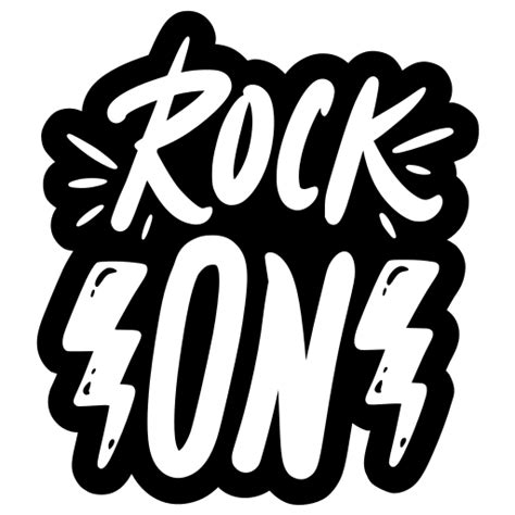 Rock N Roll Stickers Free Music Stickers