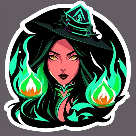 Premium Vector Halloween Witch Making A Potion Hand Drawn Flat