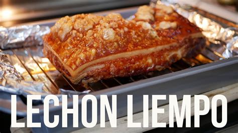 Extra Crispy Lechon Liempo Filipino Style Pork Belly Youtube