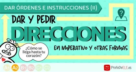 Dar órdenes e instrucciones II Cómo dar y pedir direcciones con