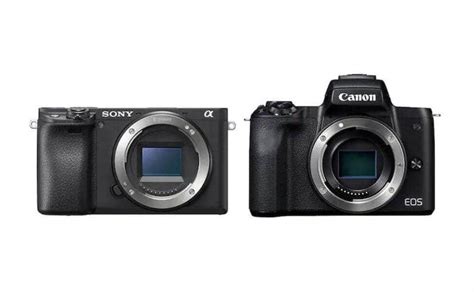 Canon EOS M50 Vs Sony Alpha A6400 The Comparison