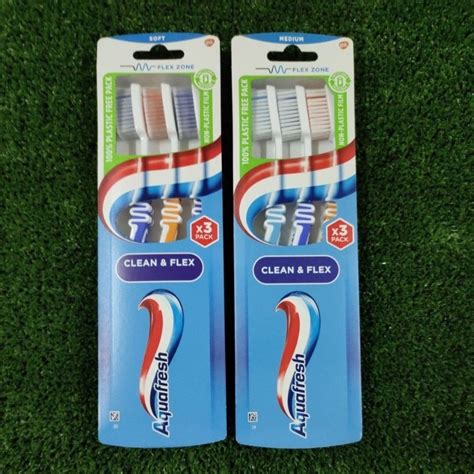 Aquafresh Toothbrush Clean Flex Soft Medium Shopee Malaysia