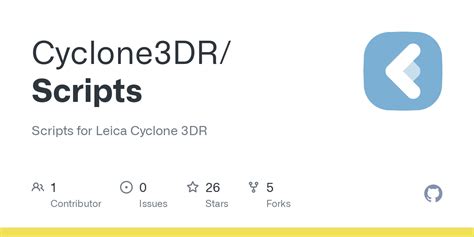 GitHub Cyclone3DR Scripts Scripts For Leica Cyclone 3DR