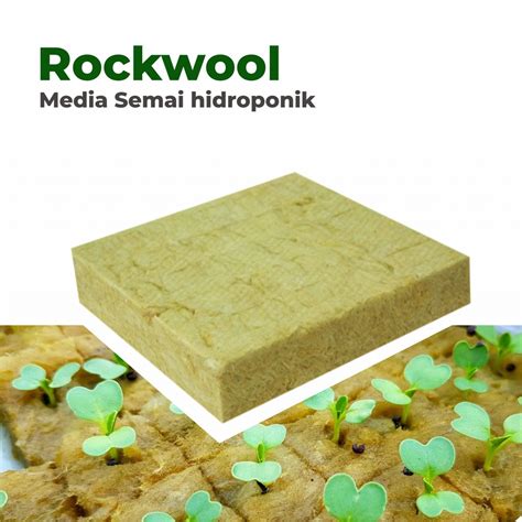 Jual Media Tanam Hidroponik Rockwool Cultilene Import Potong