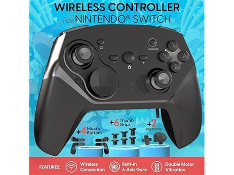 TALK WORKS Bluetooth Game Controller for Nintendo Switch