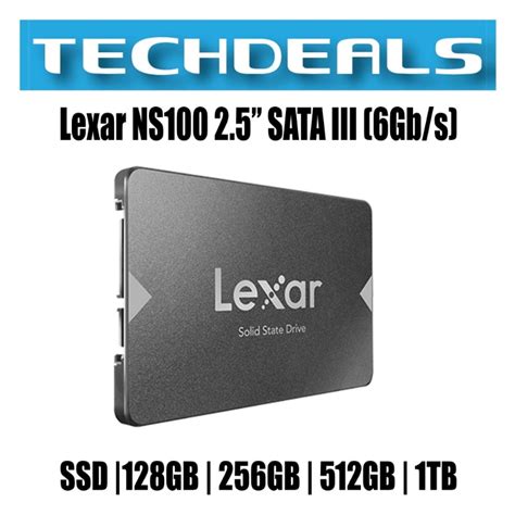 Lexar Ns100 2 5” Sata Iii 6gb S Ssd 128gb 256gb 512gb 1tb Computers And Tech Parts