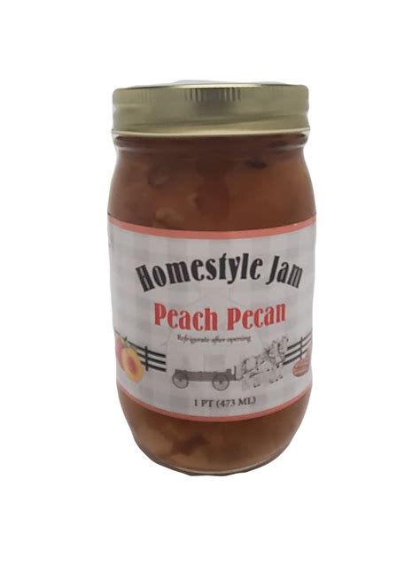 Homemade Peach Pecan Jelly The Relish Barn
